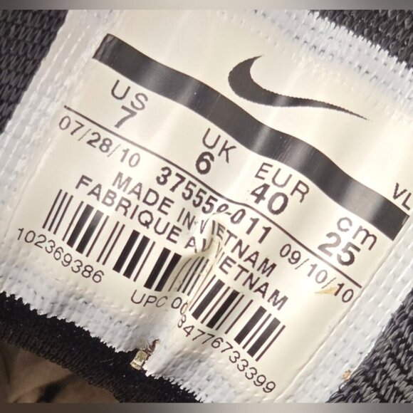 Nike Keystone Low 375561-011 Black Baseball Softball Cleats. - Picture 10 of 10